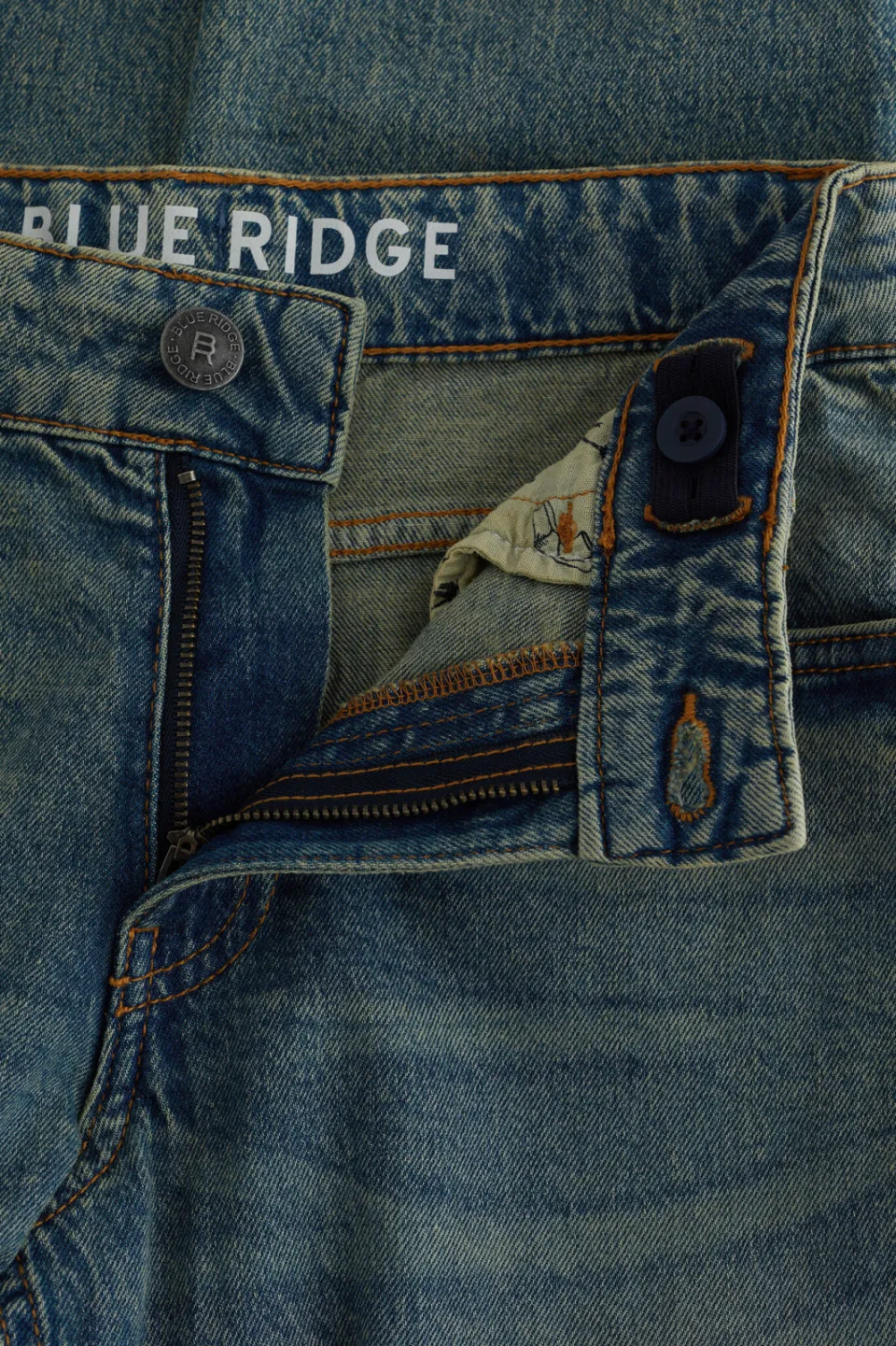 WE Fashion Blue Ridge waist regular fit jeans medium blue denim, foto 5