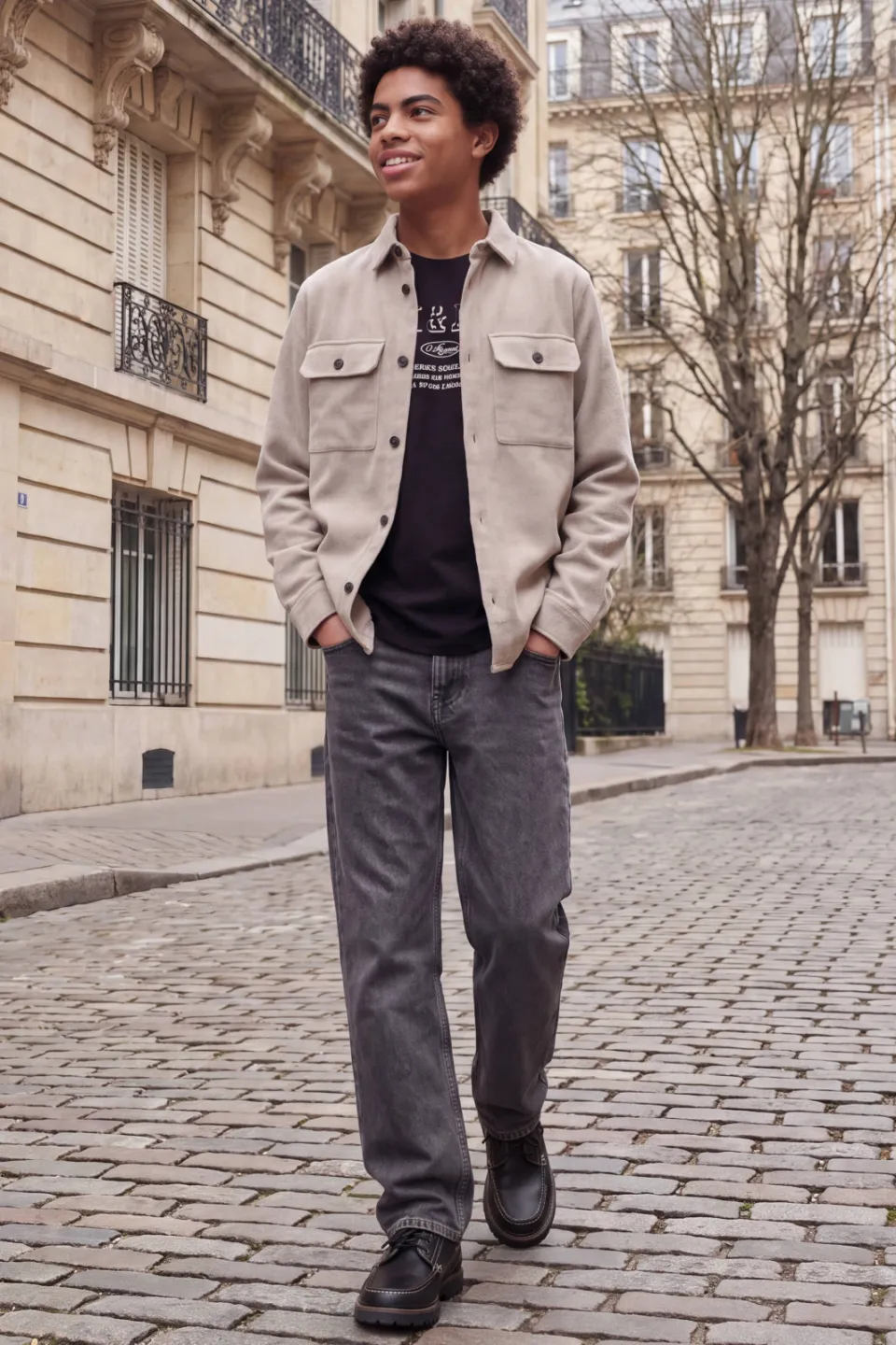 Jack & Jones JJEDENVER longsleeve met logo zwart, foto 5