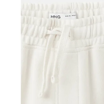 Mango joggingbroek ecru, foto 4