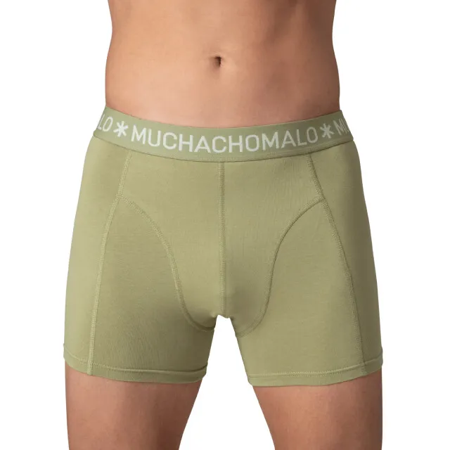 Muchachomalo Heren 2-pack Boxershorts groen, foto 2