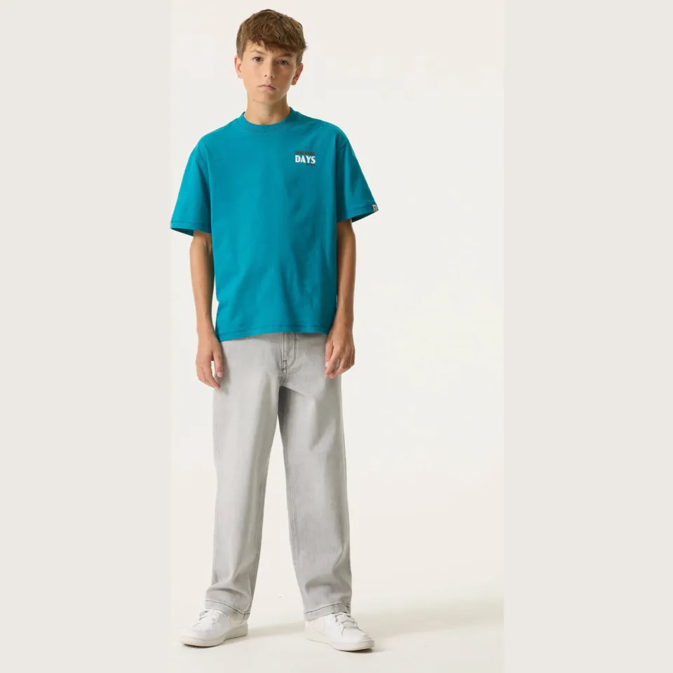 Garcia T-shirt met backprint blauw, foto 4