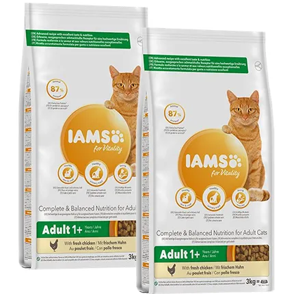 Iams Adult kattenvoer met verse kip 10 kg, foto 2