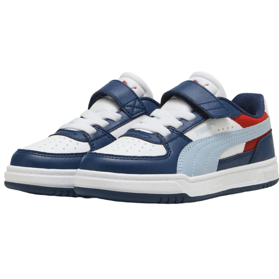 Puma Caven III Block imitatieleren sneakers - lichtblauw/donkerblauw, foto 3