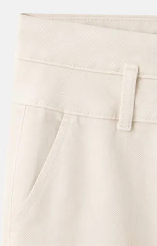 Mango TEEN wide leg jeans - zand, foto 6