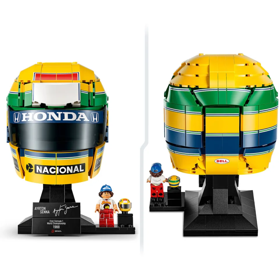 Lego Editions Formula 1 Helm van Ayrton Senna F1 Auto Helm Bouwpakket 43024