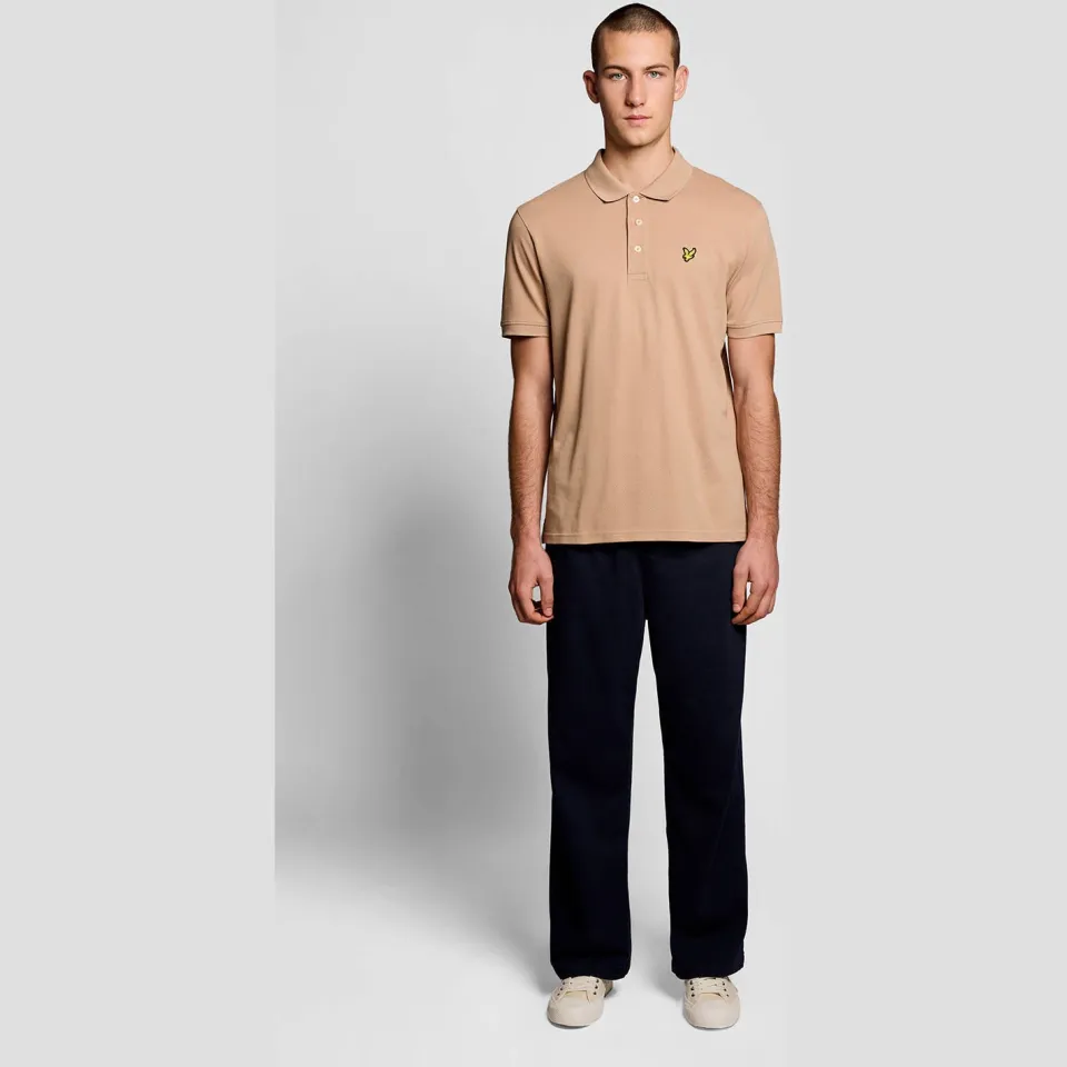 Lyle & Scott regular polo camel, foto 3
