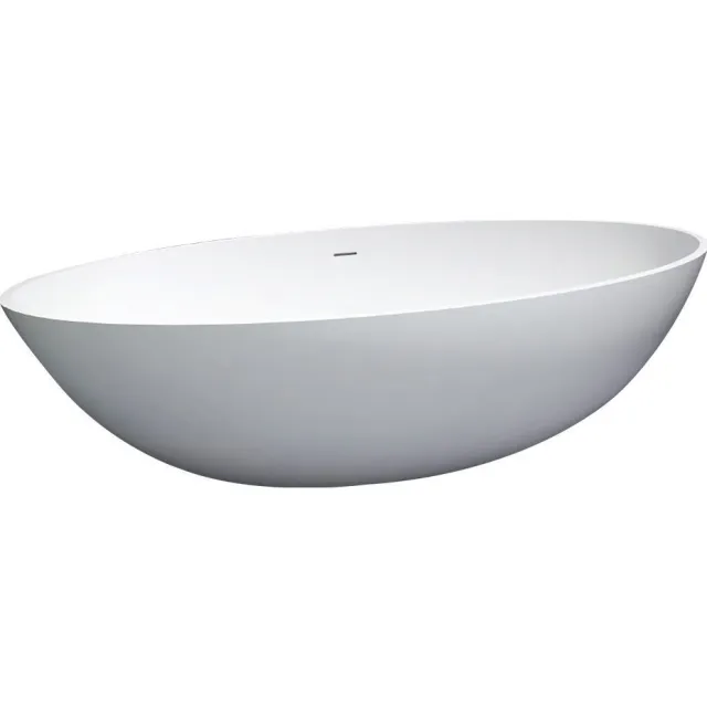 Best Design Solid New-Stone vrijstaand bad mat wit