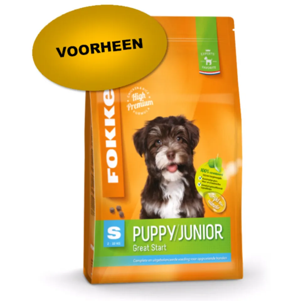 Fokker Opti-Grow S puppy/junior hondenvoer, foto 4