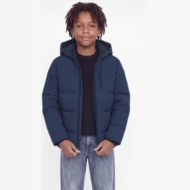 Jack & Jones Becks puffer winterjas donkerblauw