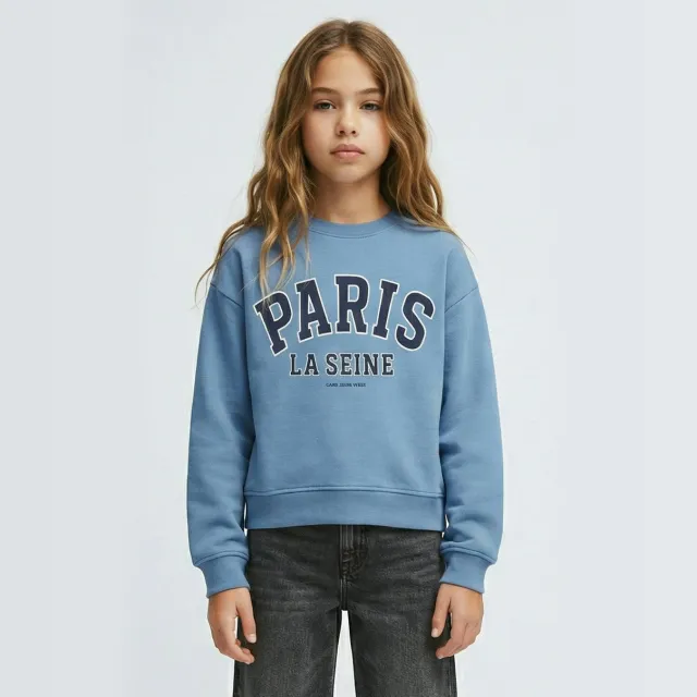 Cars sweater met print - blauw