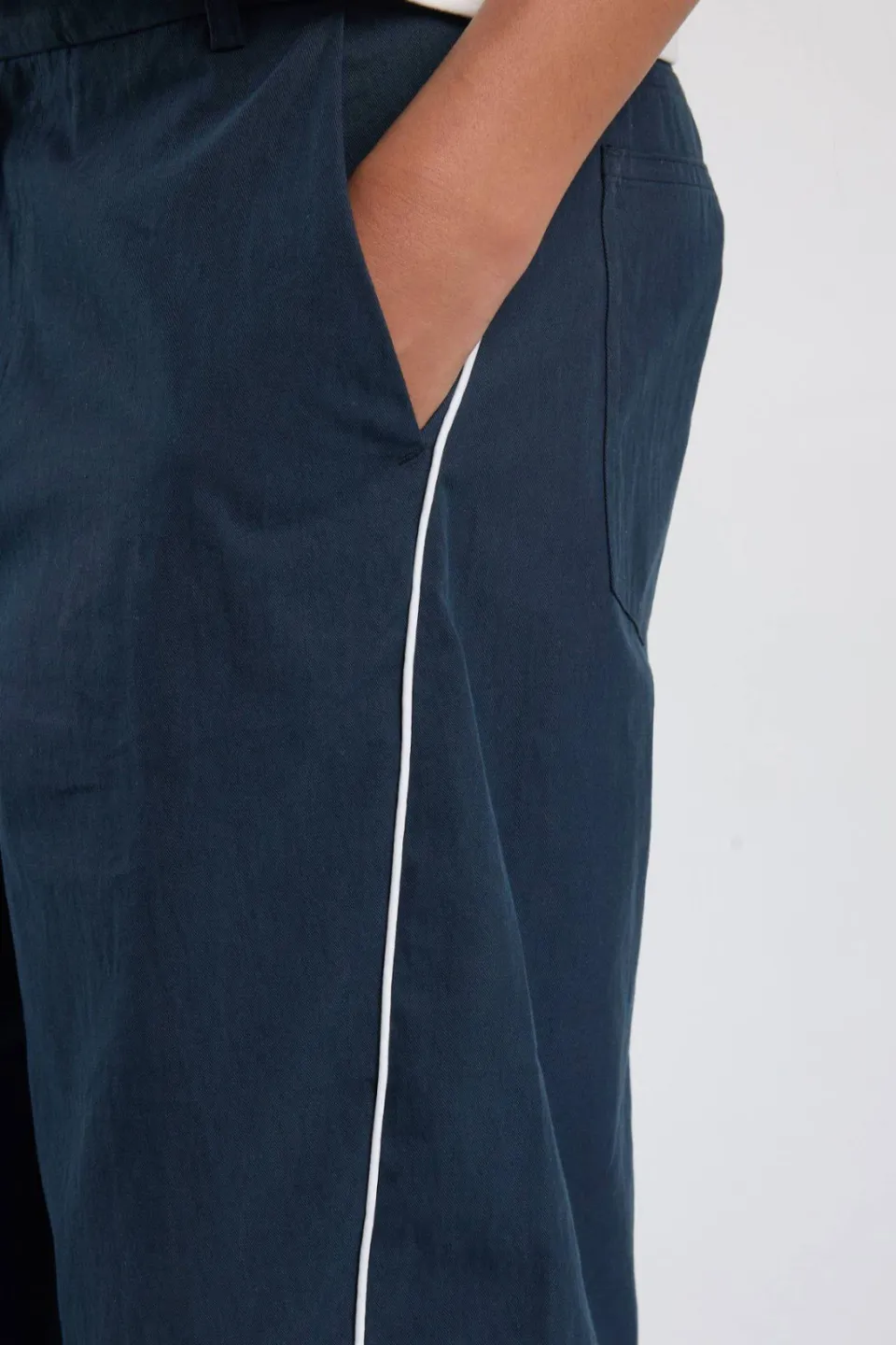 America Today Pacie Jr casual broek donkerblauw donkerblauw/wit, foto 6