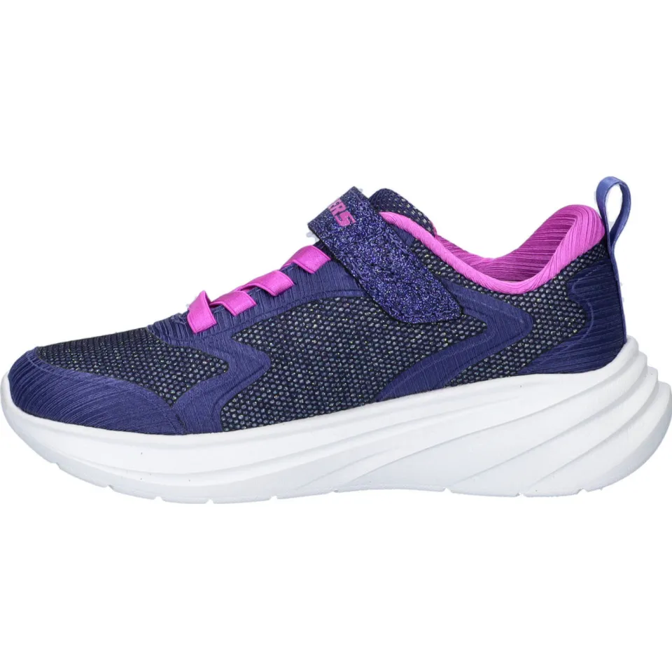 Skechers Wave 92 sneakers met glitters blauw/roze, foto 5