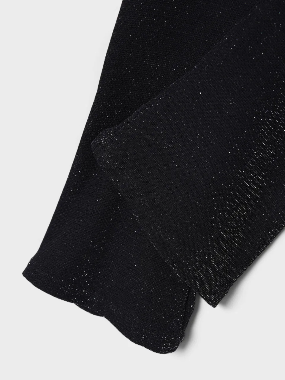 NAME IT MINI flared broek met glitters zwart, foto 2