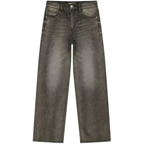 Raizzed Mississippi wide leg jeans - grijs Meisjes Denim Effen Mid Grey Stone
