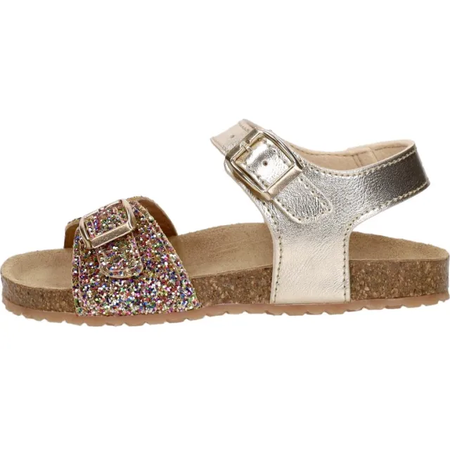 Keq platte sandalen goud, foto 2