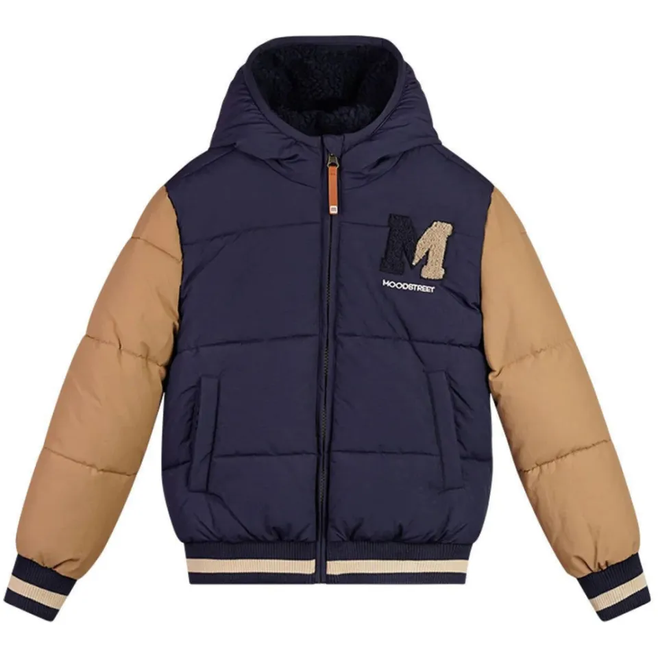 Moodstreet gewatteerde jas blauw, foto 2