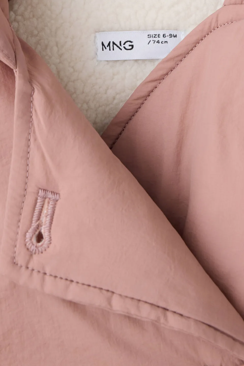 Mango gewatteerde anorak roze, foto 5