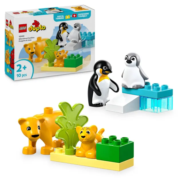 Lego DUPLO Stad Families van wilde dieren: pinguïns en leeuwen 10442
