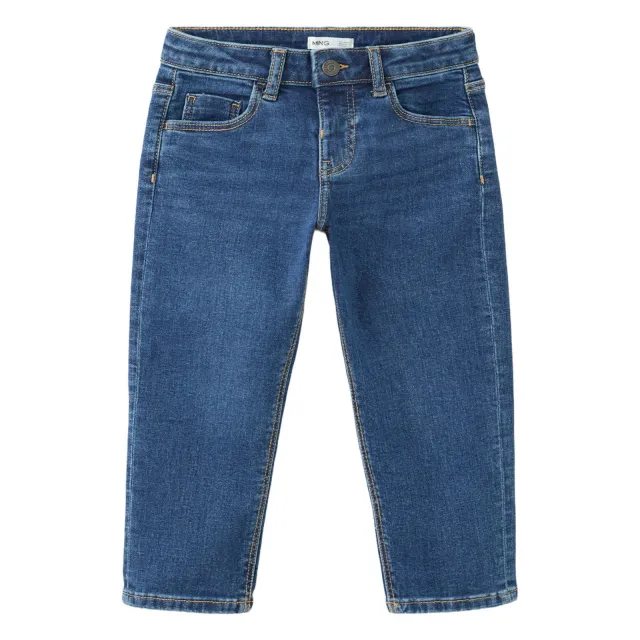 Mango Kids regular fit jeans - donkerblauw Dark blue denim