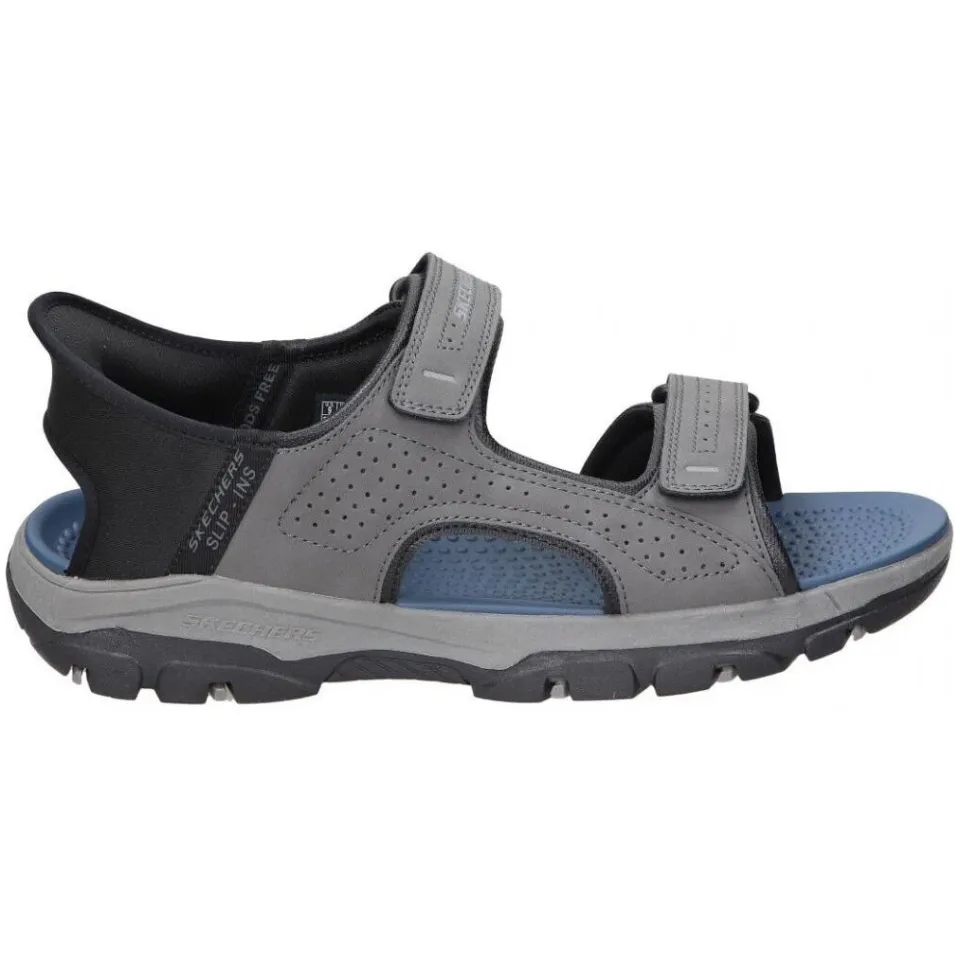 Skechers Slip-ins Tresmen Reece sandaal grijs Donkergrijs