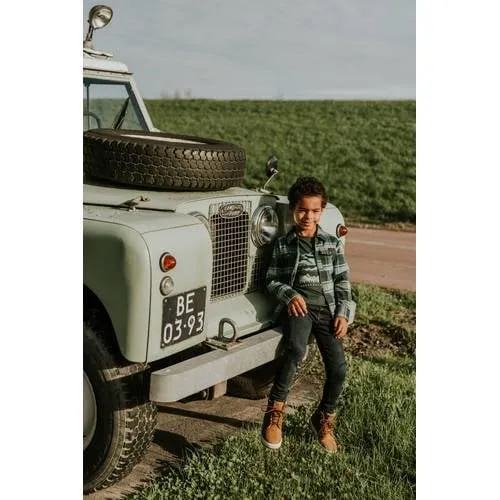 Koko Noko longsleeve donkergroen met print, foto 3