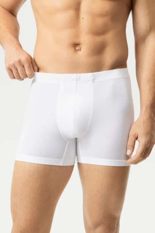 Mey Business Class long shorty boxershort wit