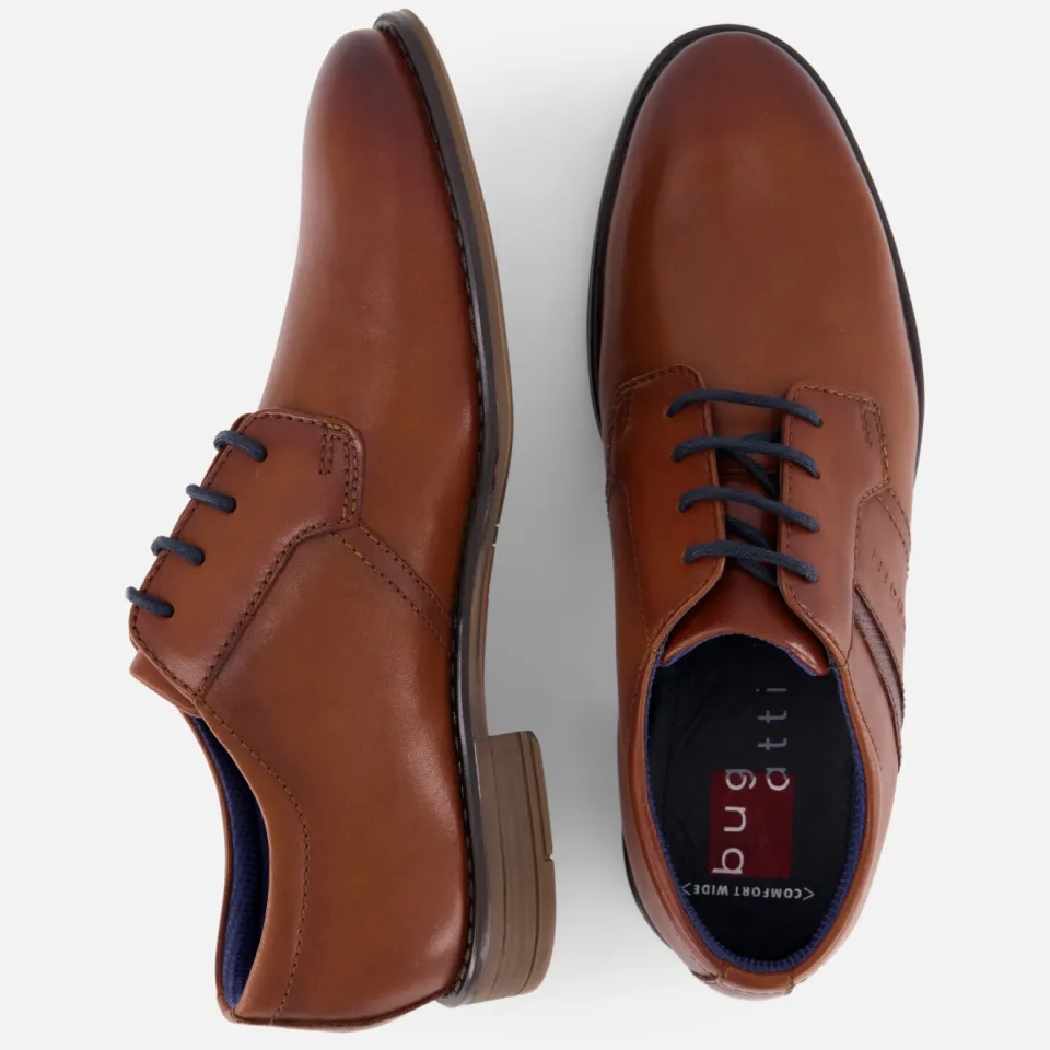 Bugatti Amros veterschoenen cognac, foto 4