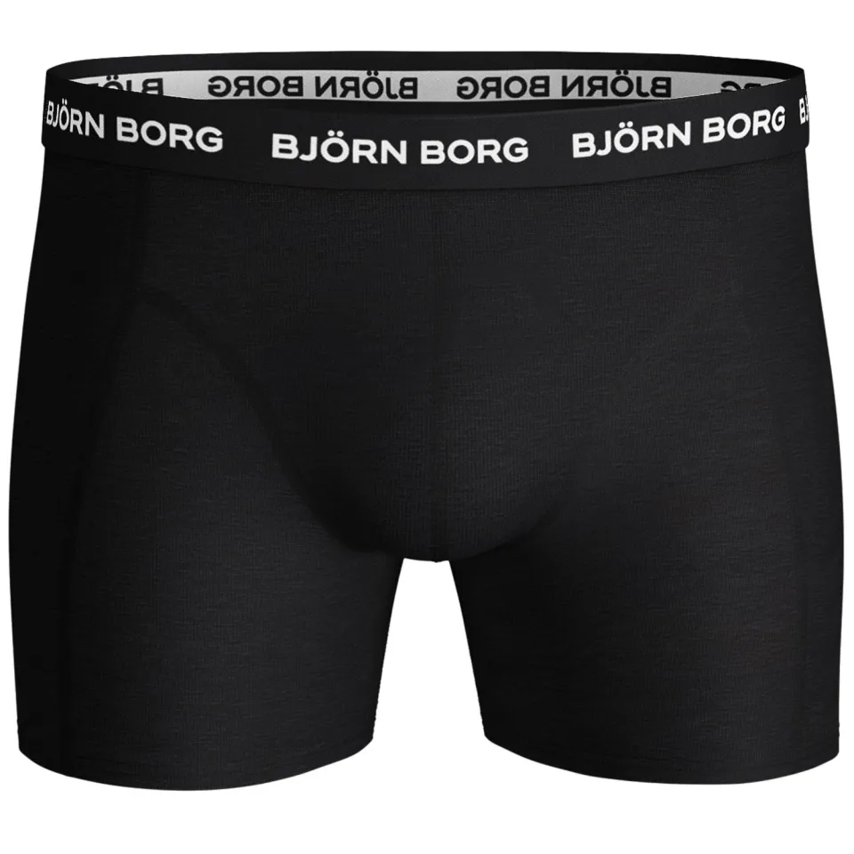 Björn Borg Cotton Stretch boxershorts zwart 5-pack, foto 2