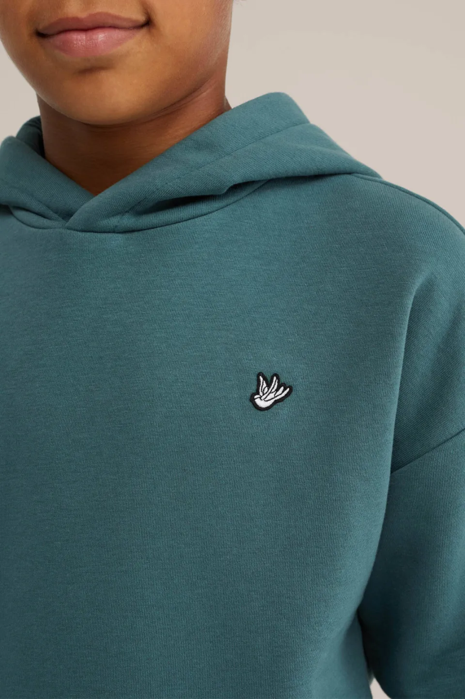 WE Fashion sweat hoodie - groen, foto 5