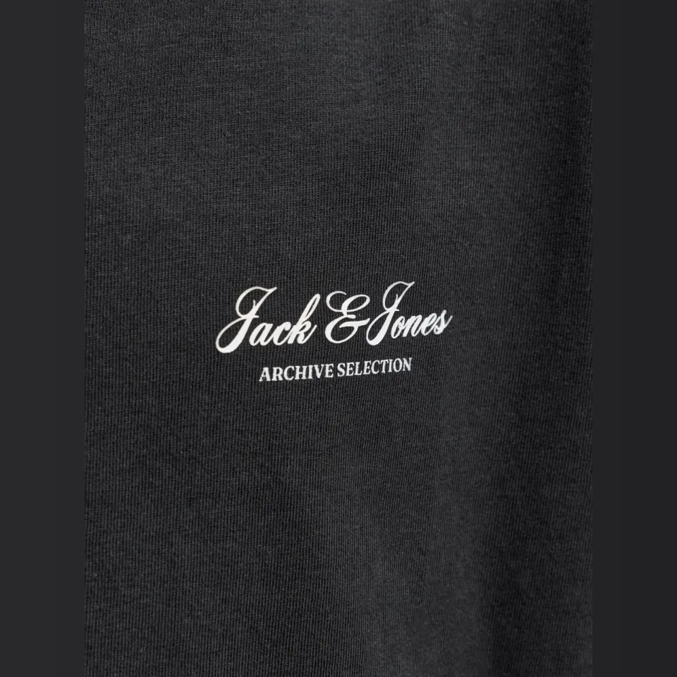 Jack & Jones T-shirt zwart effen, foto 6