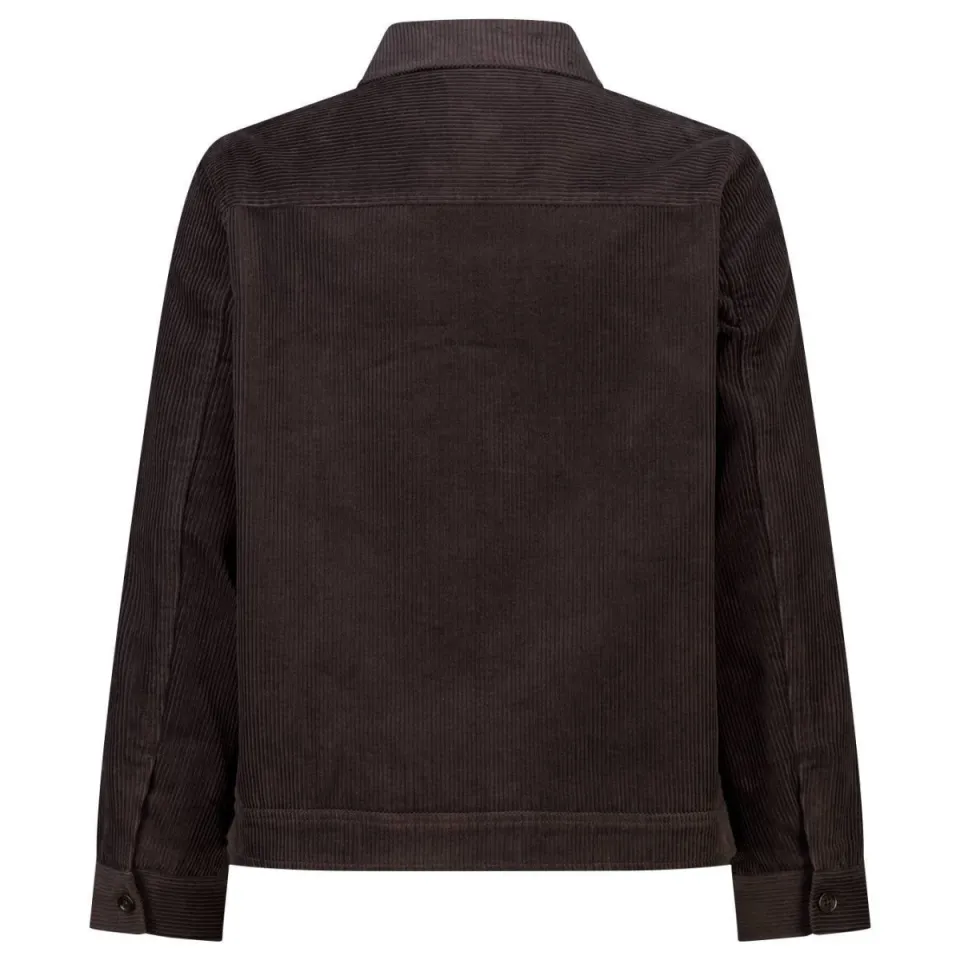 America Today corduroy overshirt - bruin, foto 4