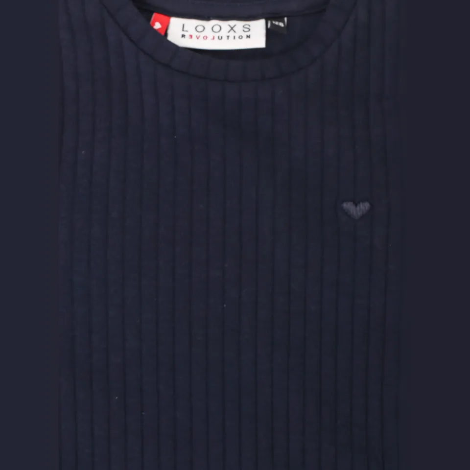 LOOXS little aansluitende longsleeve donkerblauw, foto 5