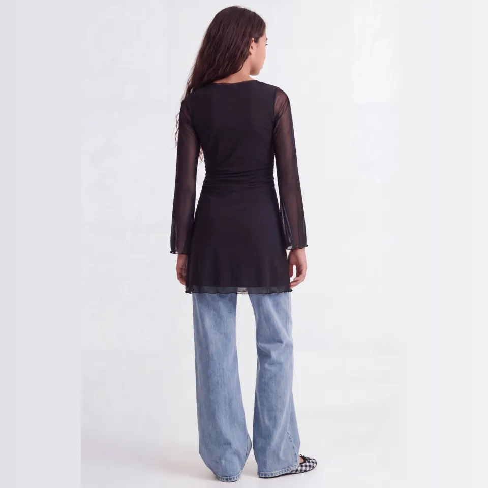 JJXX GIRL korte jurk zwart, foto 6