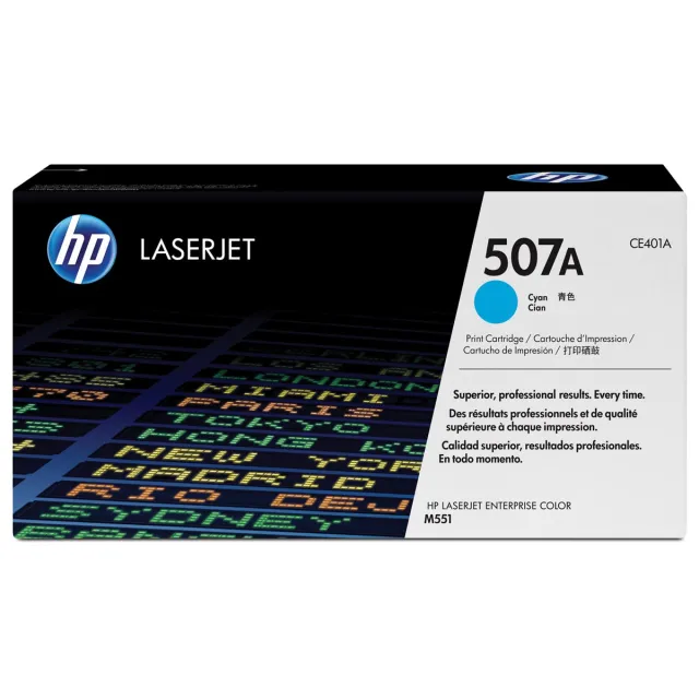 Hp CE401A 507A Toner Cyaan, 6k