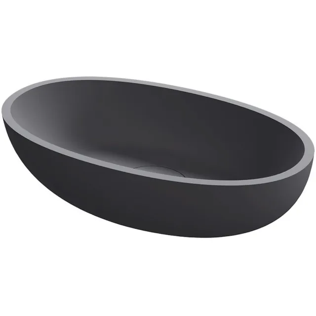 Riho Waskom Riho Escala 55x32 cm Solid Surface Mat Antraciet