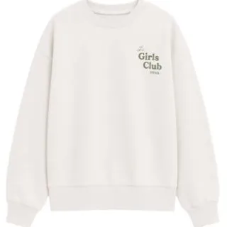 Nik & Nik NIK&NIK sweater met backprint - wit Backprint