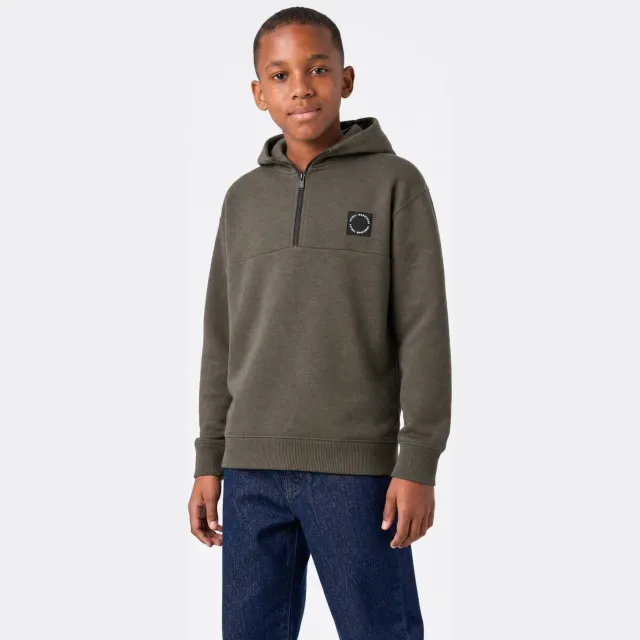 Petrol Industries hoodie met logo - groen