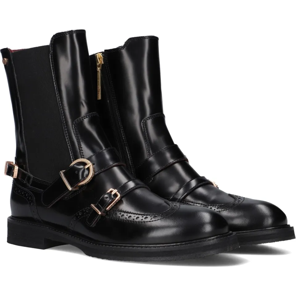 Fred de la Bretoniere leren chelsea boots - zwart, foto 4