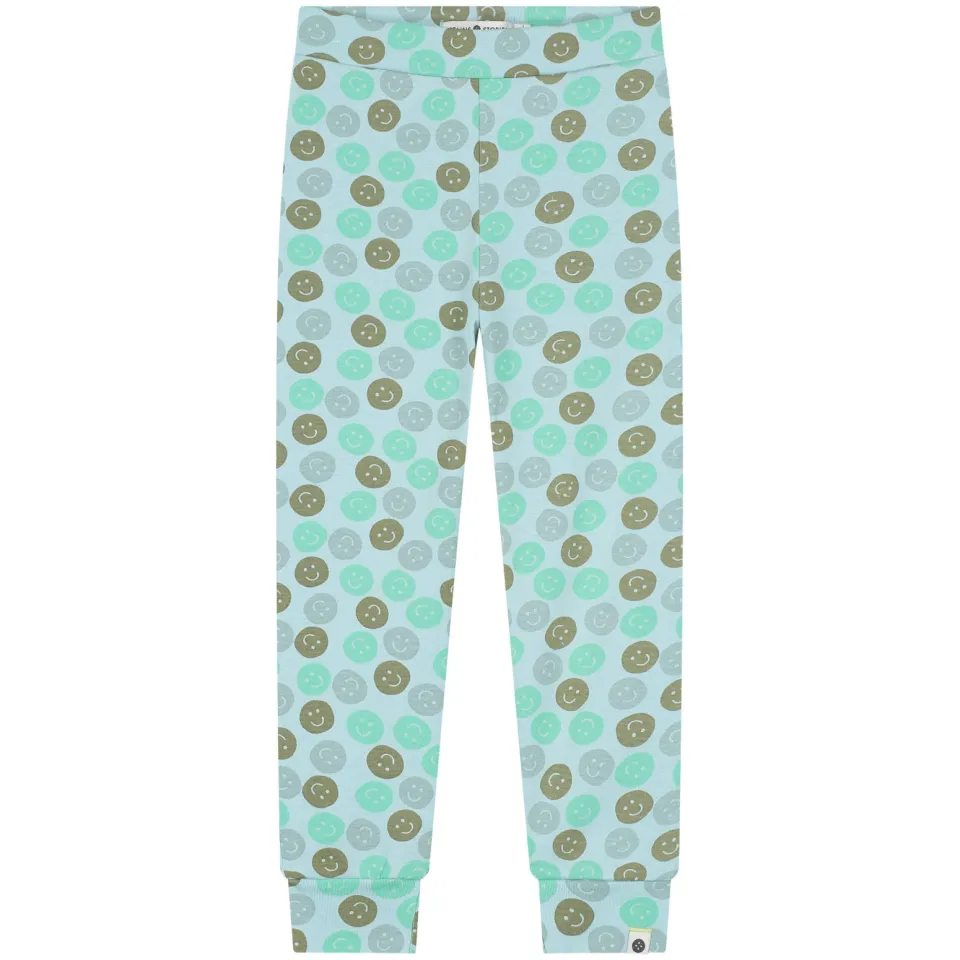 Stains&Stories pyjama met print lichtblauw/groen, foto 3