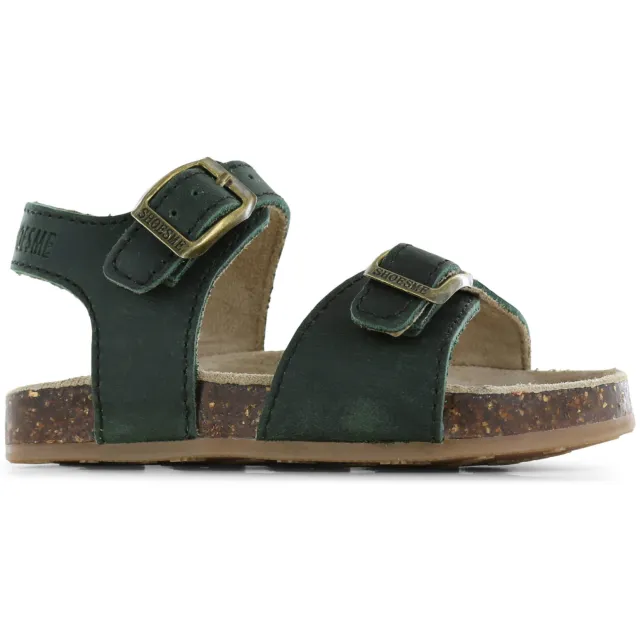 Shoesme leren sandalen - donkergroen