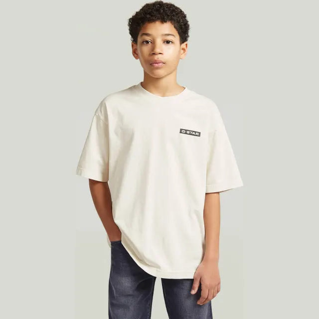G-Star T-shirt met backprint wit, foto 4