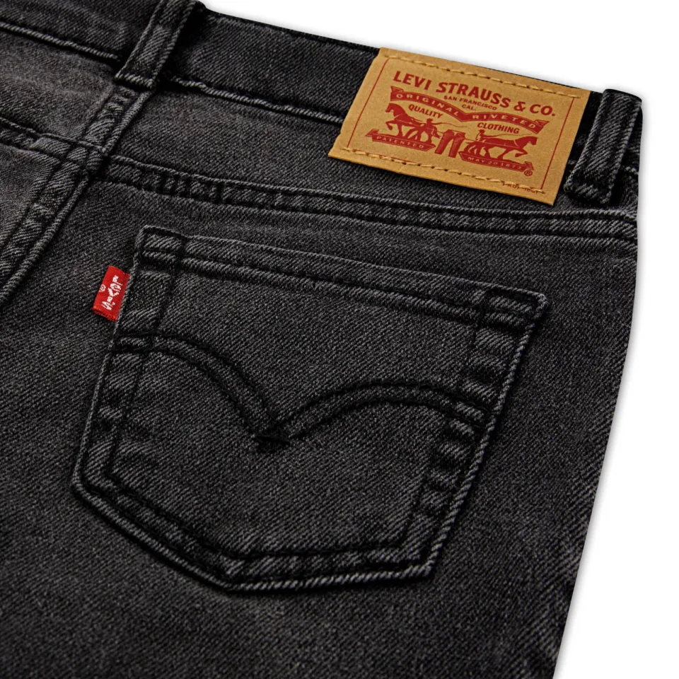 Levi's high waist flared jeans grey denim, foto 8