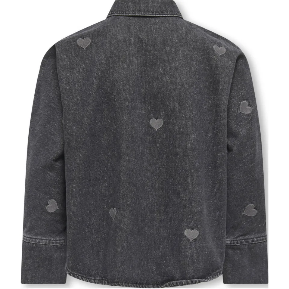Only denim blouse black denim, foto 4