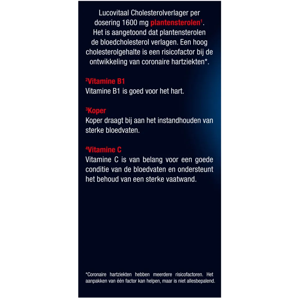 Lucovitaal Cholesterol Verlager 60 tabletten, foto 5