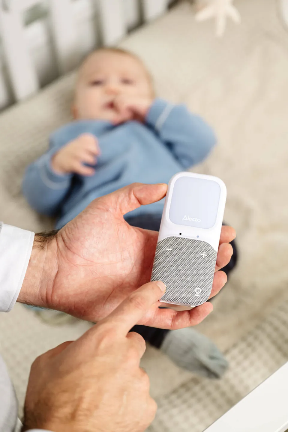 Alecto DBX135 Moderne Full audio babyfoon met nachtlampje, foto 5