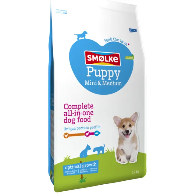 Smolke Puppy Mini-Medium hondenvoer 12 kg