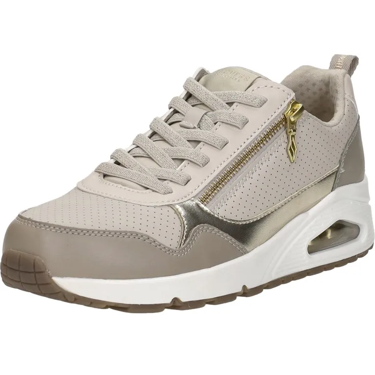 Skechers Uno Metallic Sliders sneakers beige, foto 4