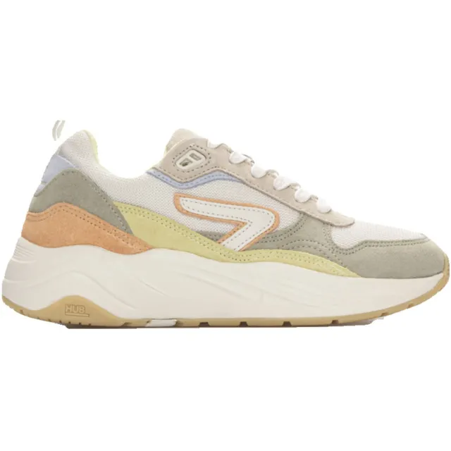 Hub Glide chunky sneakers beige/ecru/groen