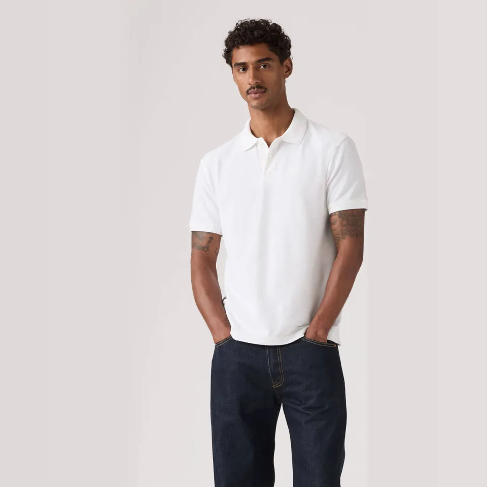 Levi's regular polo wit BRIGHT WHITE