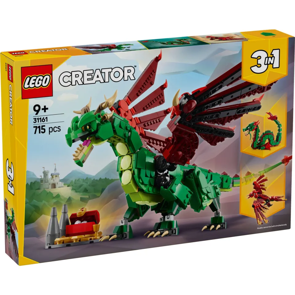 Lego Creator 3in1 Middeleeuwse draak, speelgoedset 31161, foto 4